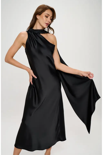 ワンピース Maison Celon asymmetry drape cami dress maison celon asymmetry drape cami dress maison celon asymmetry