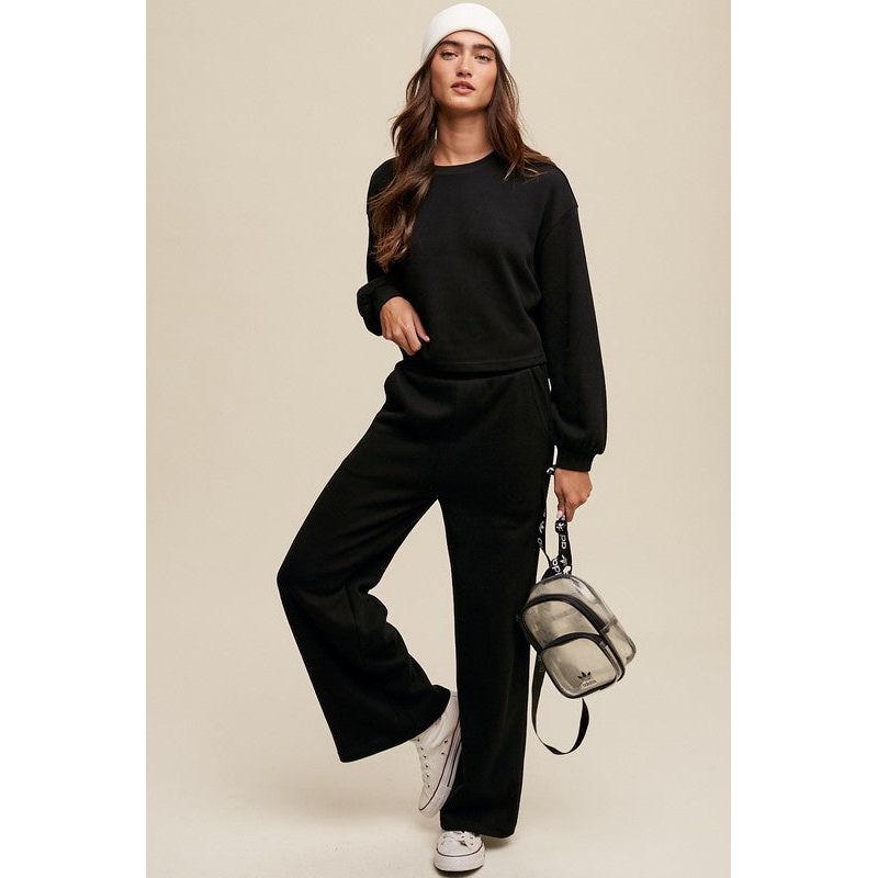 The Athleisure Lounge Set in Black, Brown or Cream