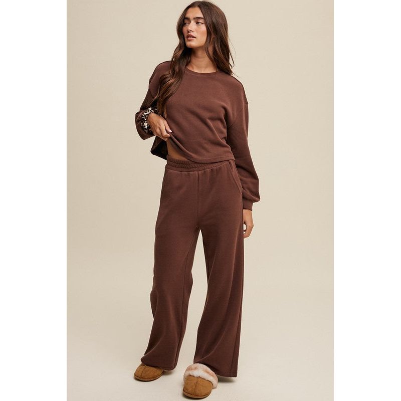 The Athleisure Lounge Set in Black, Brown or Cream