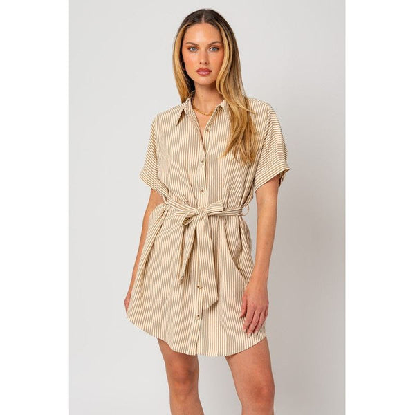 Daily Deal The Sunday Button Down Shirt Dress
