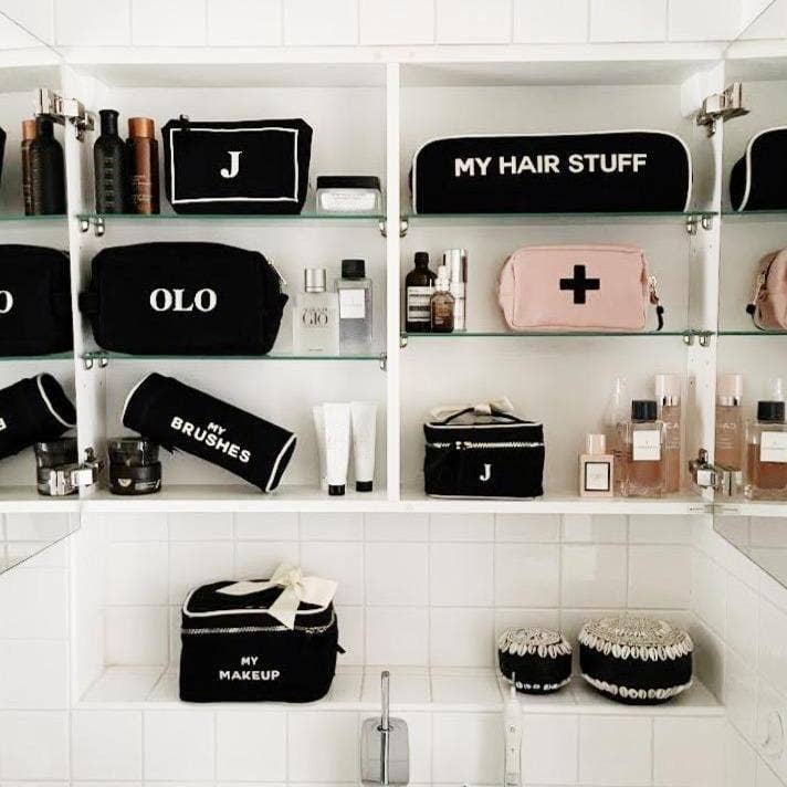 The Hair Stuff Black Travel Case