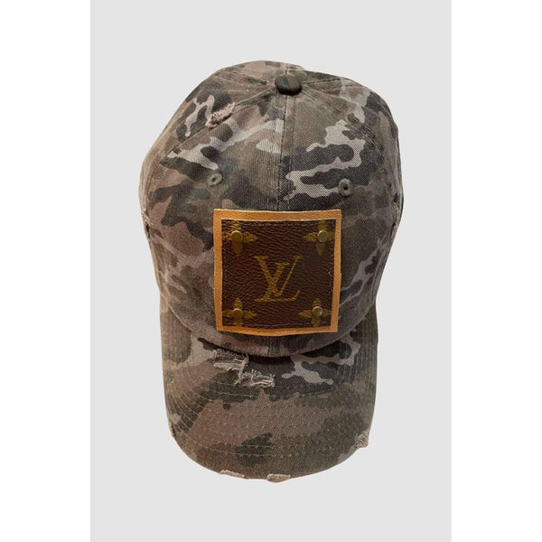 The Louis Vuitton Upcycled Green Camo Cap