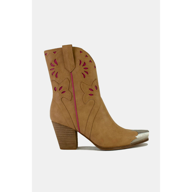 The Casey Camel Western Bootie