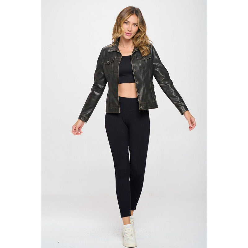 The Dylan Black Vegan Leather Jacket