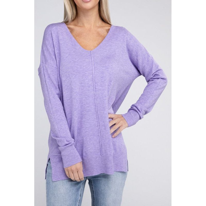 The Front Seam Sweater In Several Colors