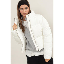 The Whistler White Quilted Puffer Jacket