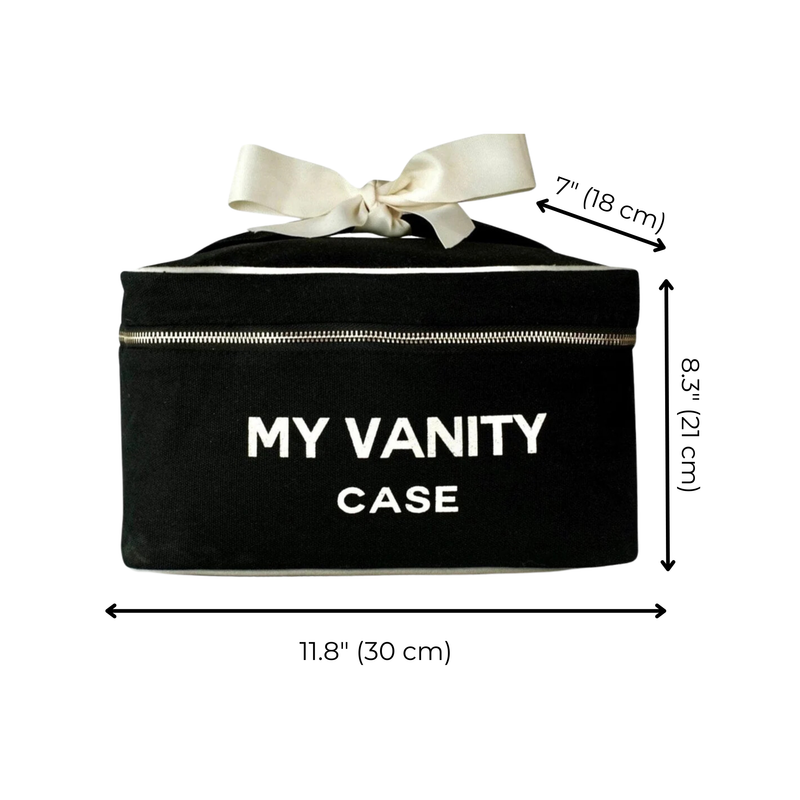 The Vanity Black Large Beauty Case