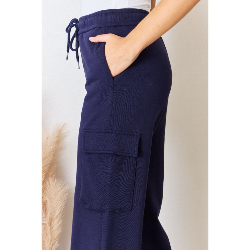 The Cargo Navy Blue Drawstring Pants