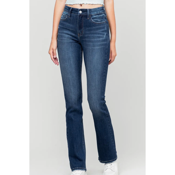 The Deep Dive Mid Rise Stretch Flare Jeans