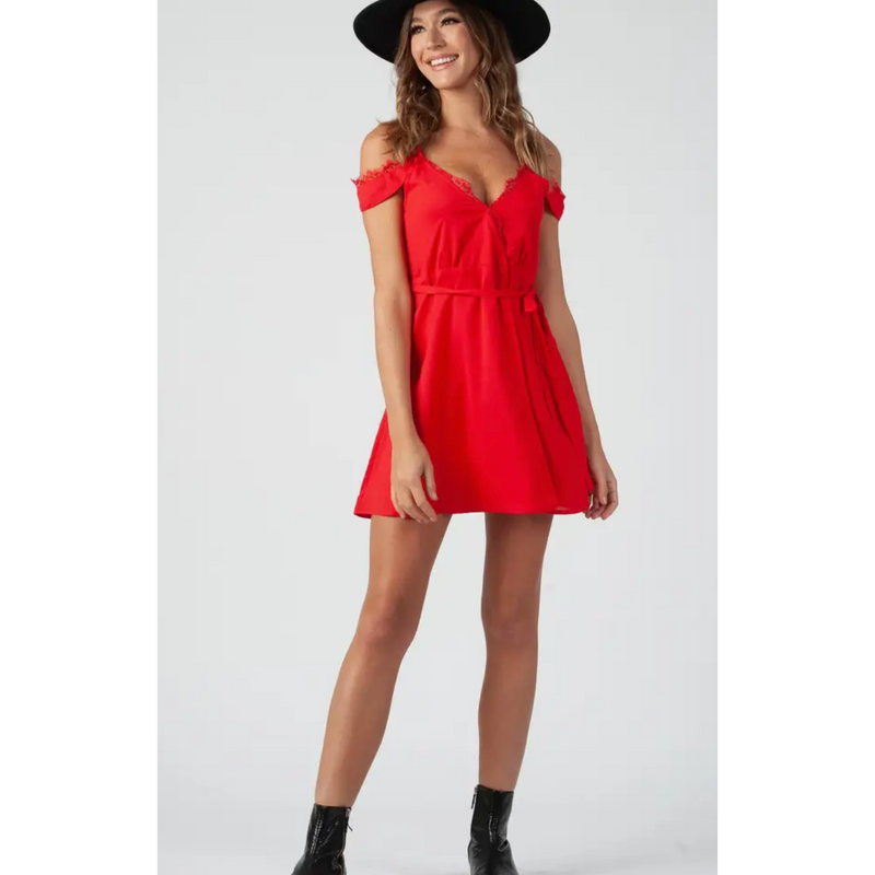 The Brianna Red Mini Dress