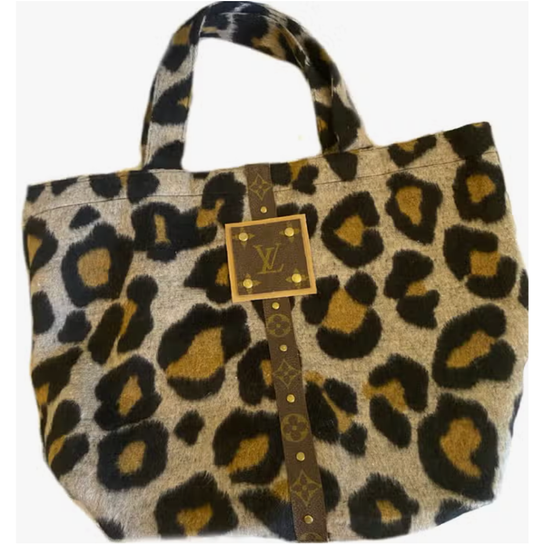 The Louis Vuitton Up-Cycled Leopard Tote Bag