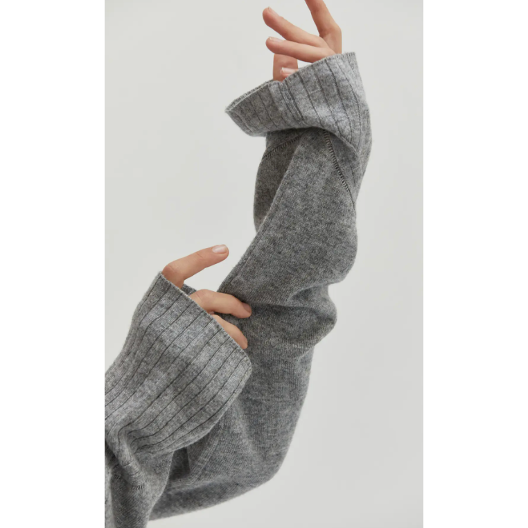 The Calgary Gray Relaxed Sweater