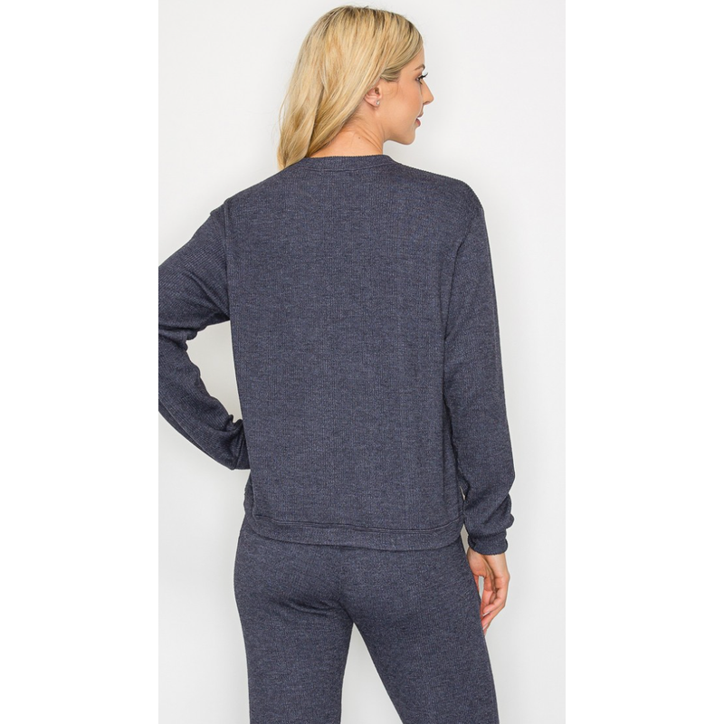 The Nero Navy Loungewear Set