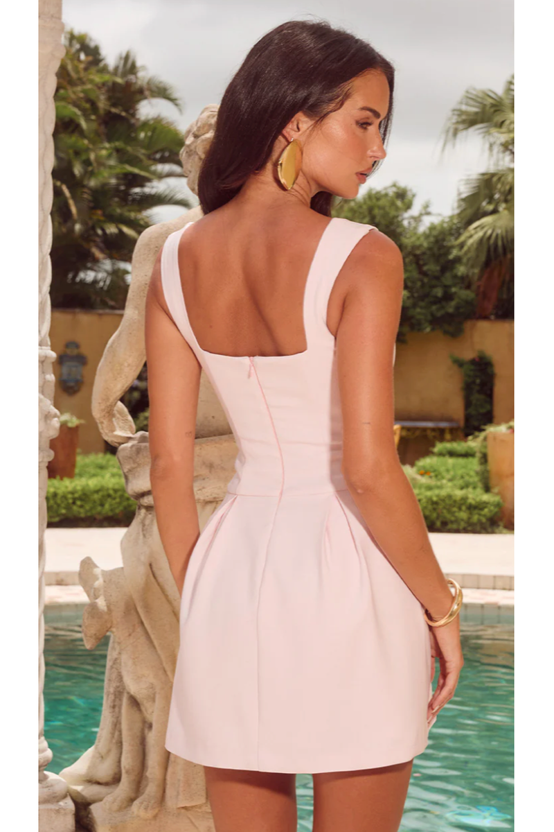 Bethani Corset Mini Dress | Shop American Threads Boutique Pink / M Bethani Corset Mini Dress | Shop American Threads Boutique Pink / M