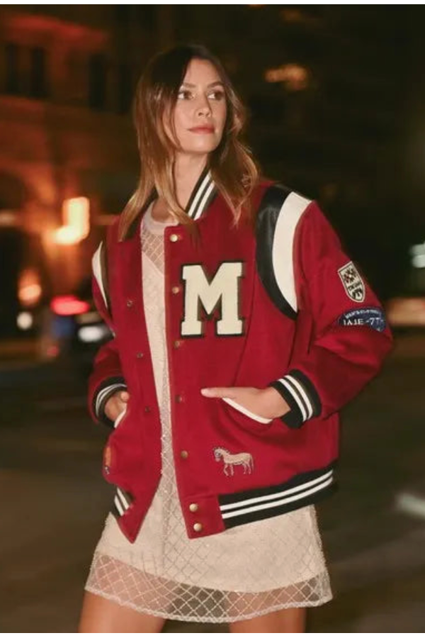 The Varsity Red Bomber Jacket