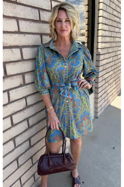 The Swagger Multi Color Paisley Dress