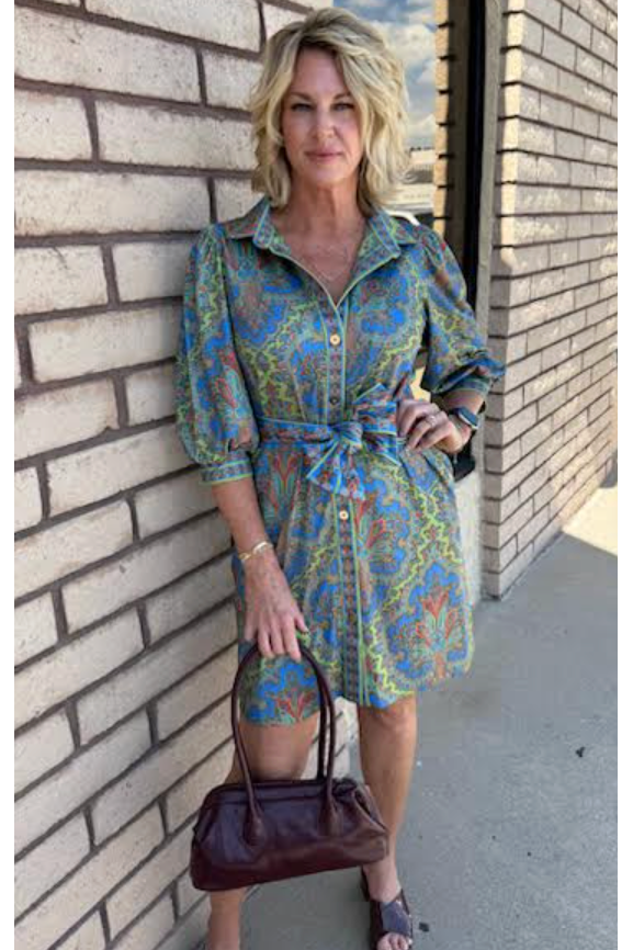 The Swagger Multi Color Paisley Dress