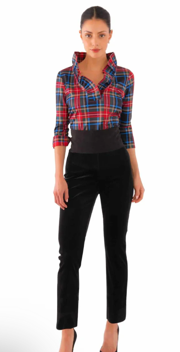 The Gretchen Black Velvet Pants