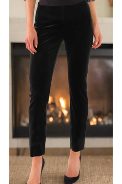 The Gretchen Black Velvet Pants