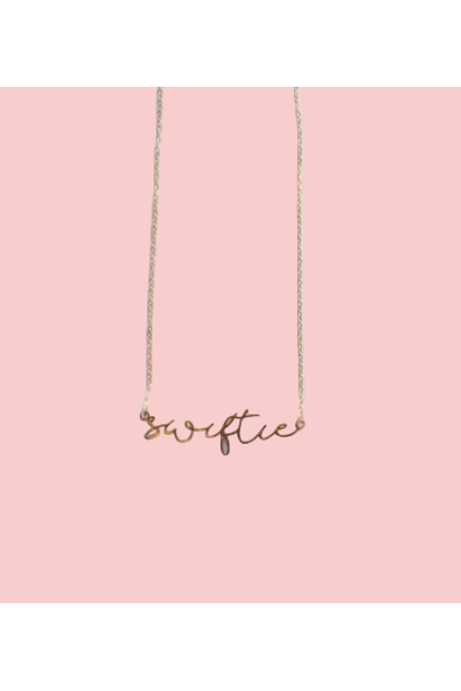 The Taylor Swift Swiftie 18K Gold Plated Necklace