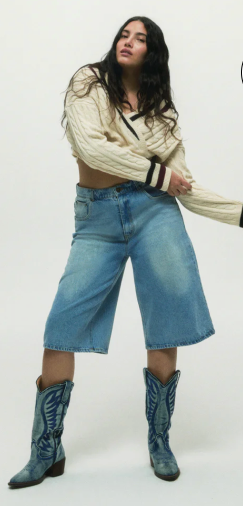 The Steve Madden Albany Denim Boots