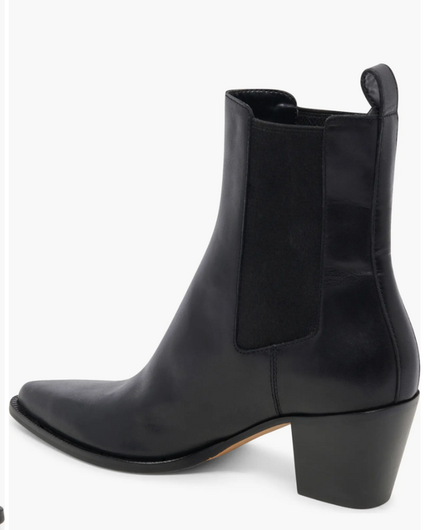 The Dolce Vita Shadie Black Leather Waterproof Booties