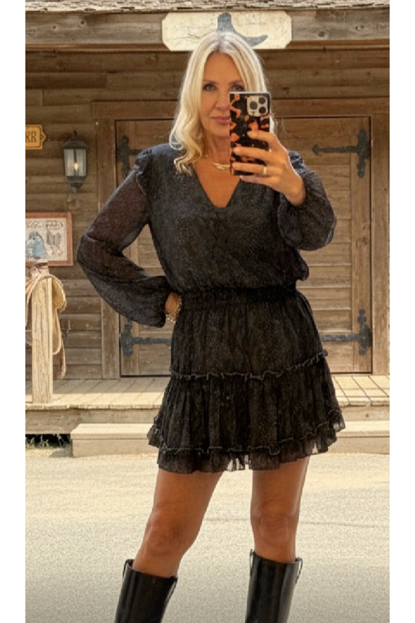 The Leah Gray Snake Print Mini Dress