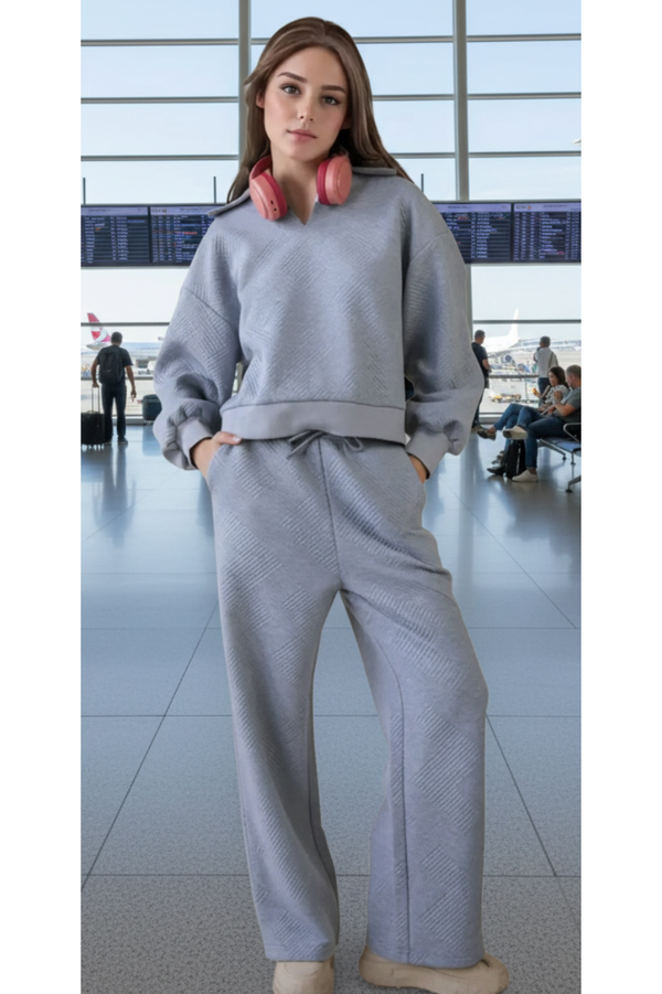 The Dress To Chill Blue Two Piece Set