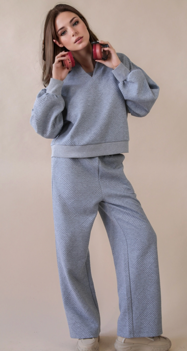 The Dress To Chill Blue Two Piece Set