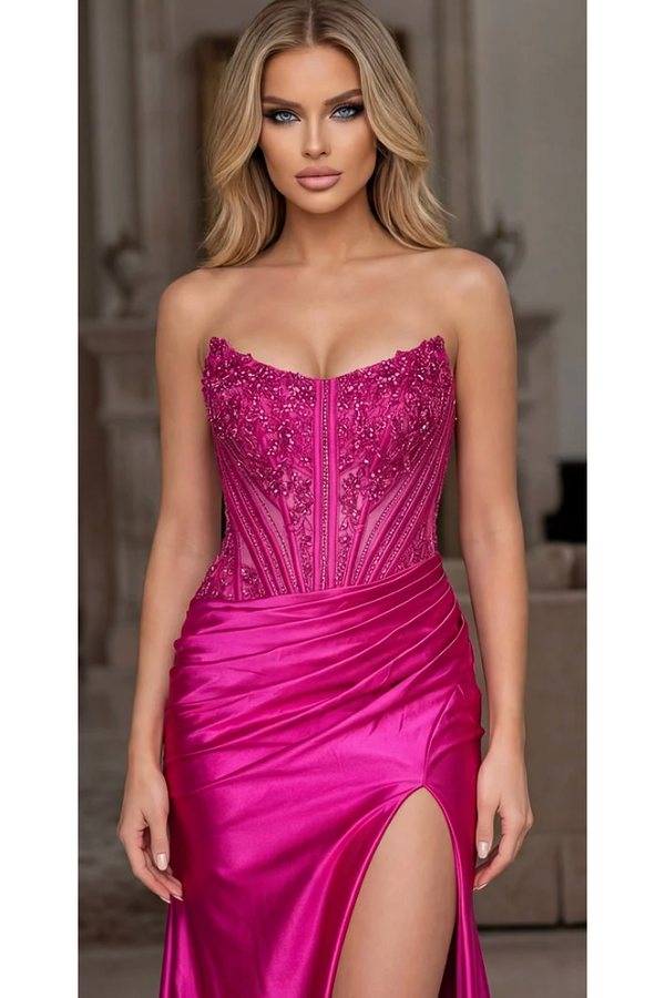 The Jovani 50012 Hot Pink Corset Gown – Cason Couture The Jovani 50012 Hot Pink Corset Gown – Cason Couture