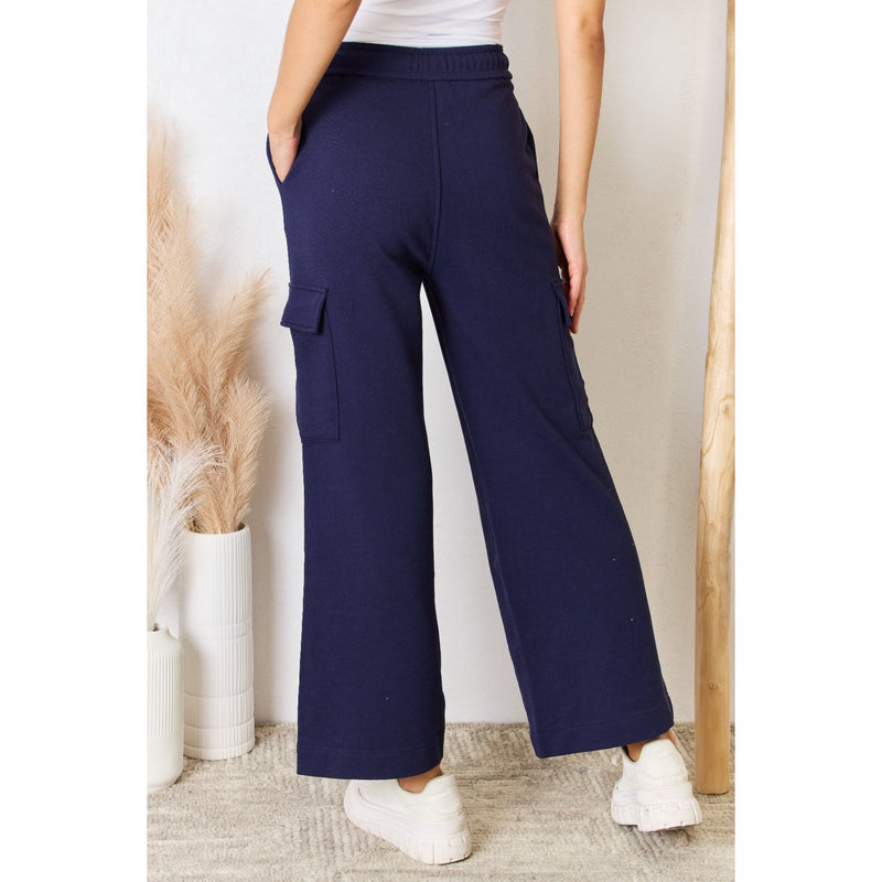 The Cargo Navy Blue Drawstring Pants
