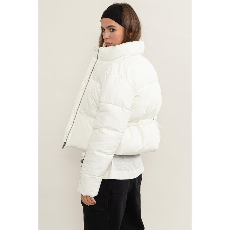 The Whistler White Quilted Puffer Jacket