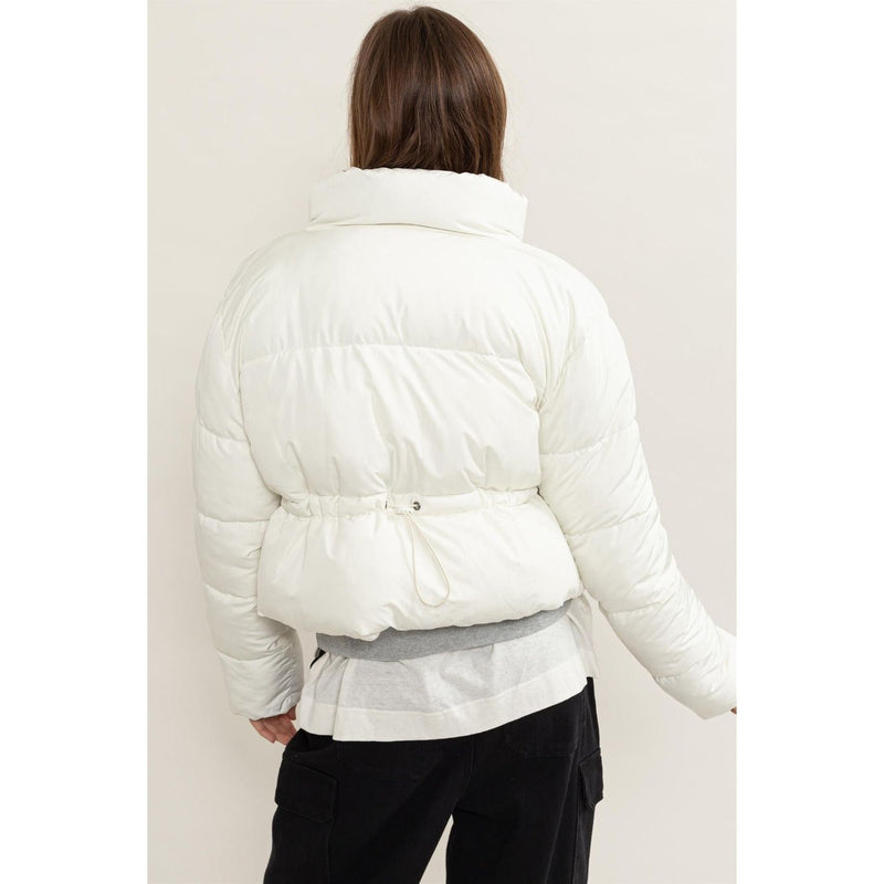 The Whistler White Quilted Puffer Jacket