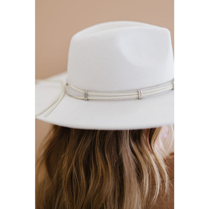 The Stagecoach Faux Suede Hat in Ivory or Taupe