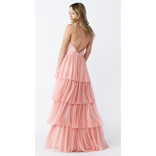 The Erica Tiered Gown - Cason Couture