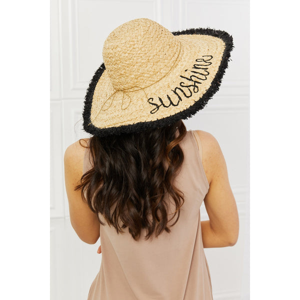 The Sunshine Straw Fringe Hat
