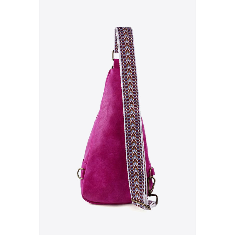 The Vegan Leather Sling Bag in Several Colors