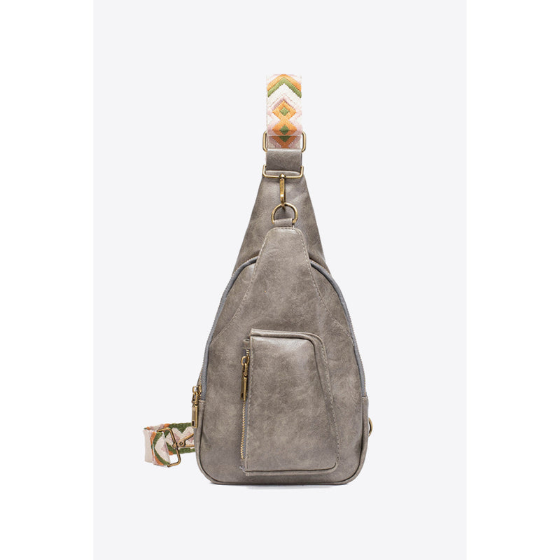 The Vegan Leather Sling Bag in Several Colors